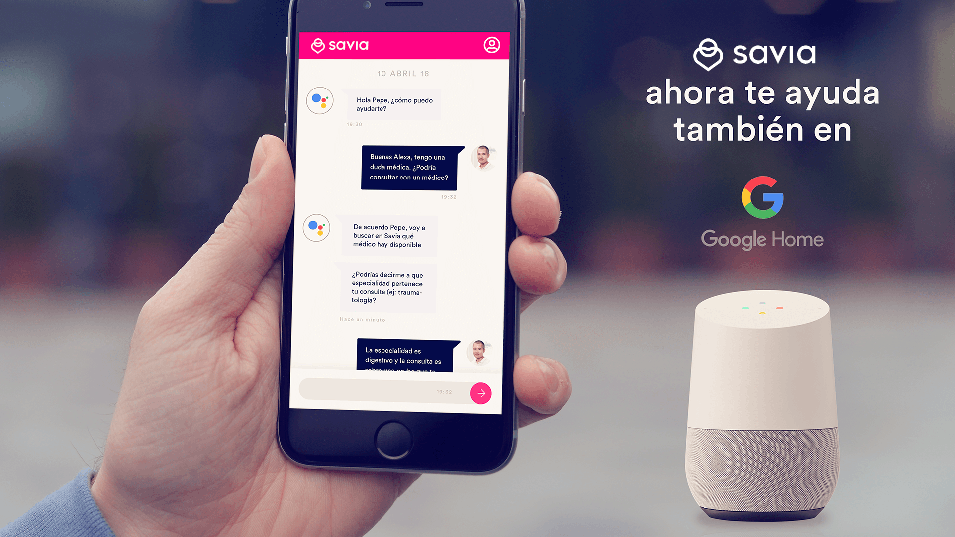 Acción de Google Home